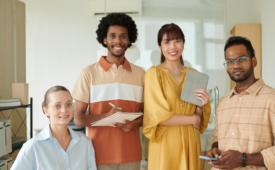 A chance to work with a diverse, international team